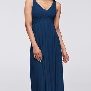 David’s Bridal Marine Bridesmaid Dress size 8